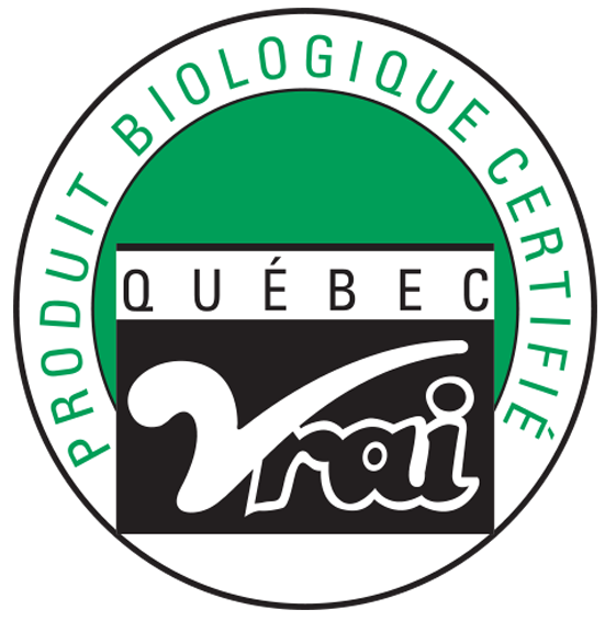 Québec Vrai - Produit biologique certifé